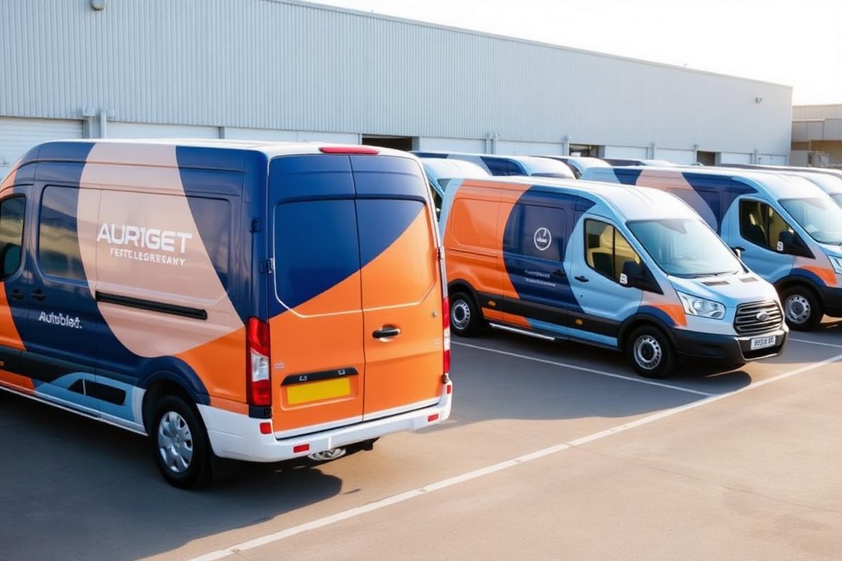 Whitmore fleet rollout — Fourteen-vehicle wrap programme staged across three weeks with zero downtime.
